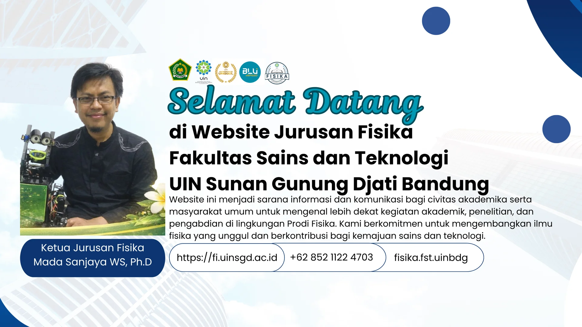 Penelitian, publikasi, dan kabar dari Jurusan Fisika